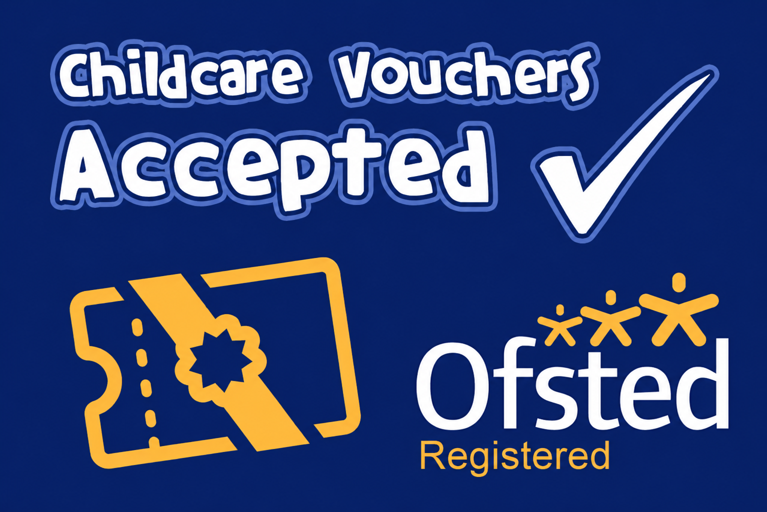 Ofsted Childcare vouchers accepted